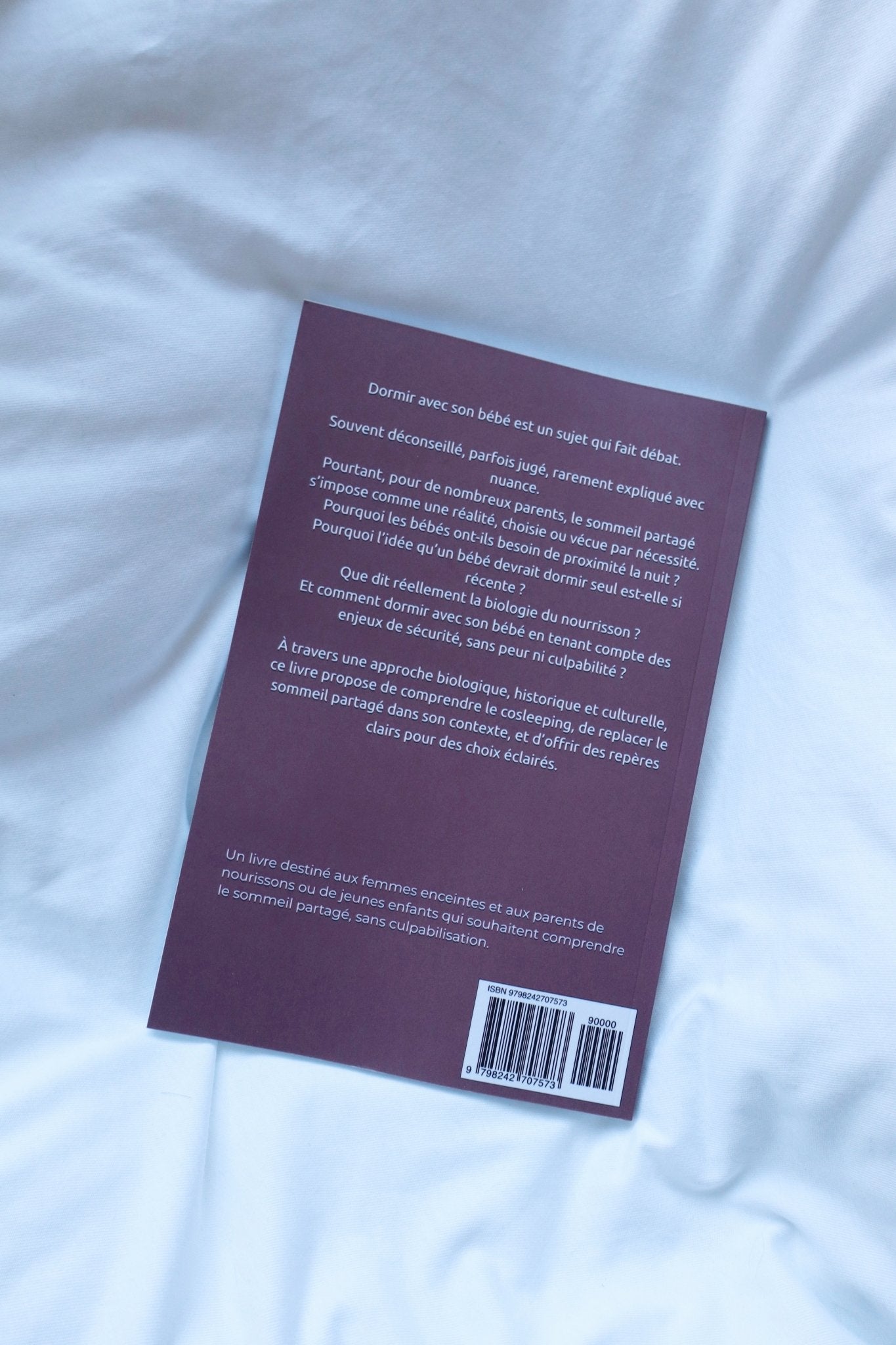 Dos livre Dormir avec son bébé résumé guide cosleeping
