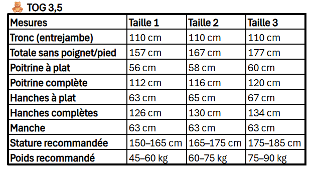 Gigoteuse Tog 3,5 | - MAÏA