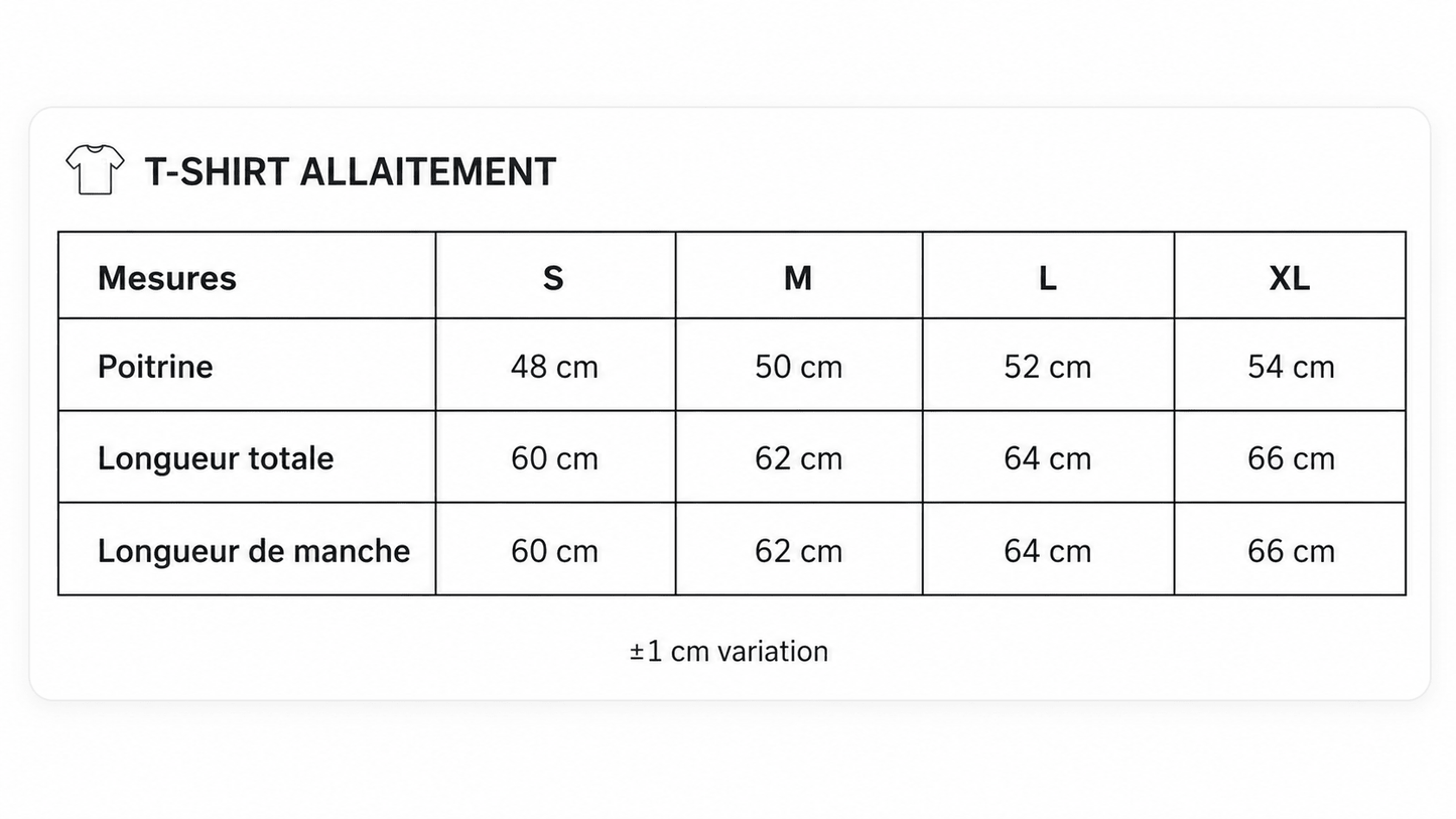T-shirt d’allaitement | Haut de pyjama MAÏA | - MAÏA