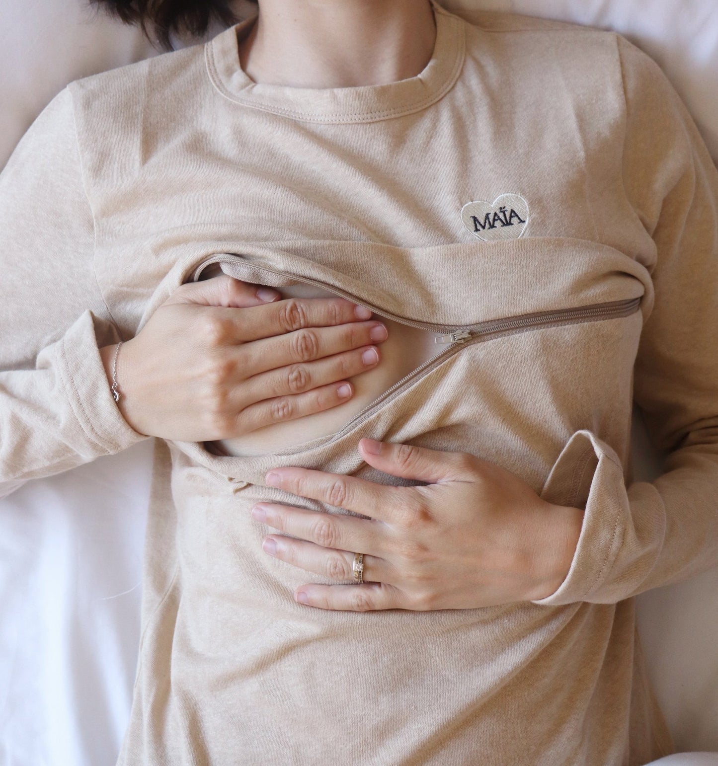 T-shirt d’allaitement | Haut de pyjama MAÏA | - MAÏA