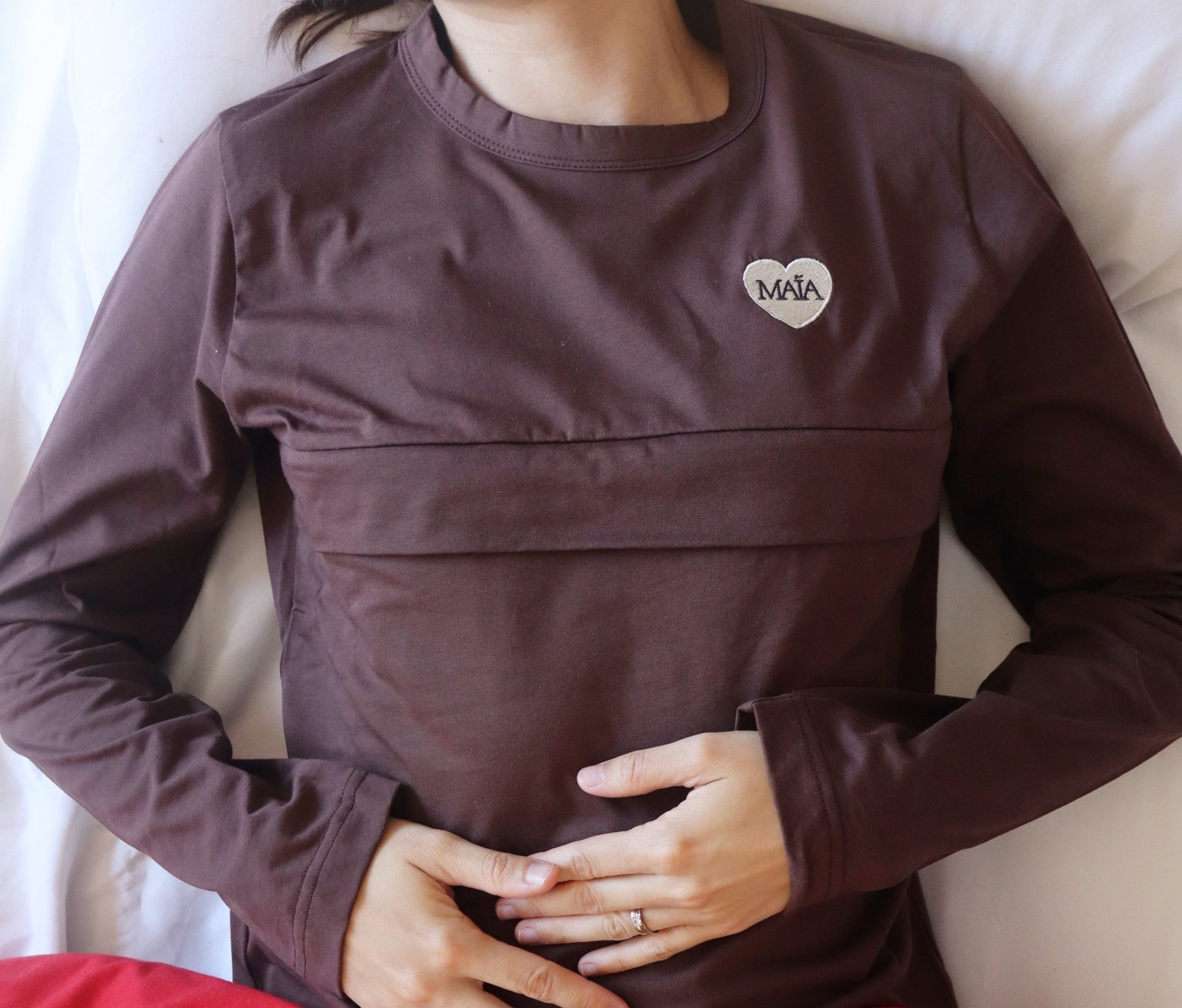 T-shirt d’allaitement | Haut de pyjama MAÏA | - MAÏA