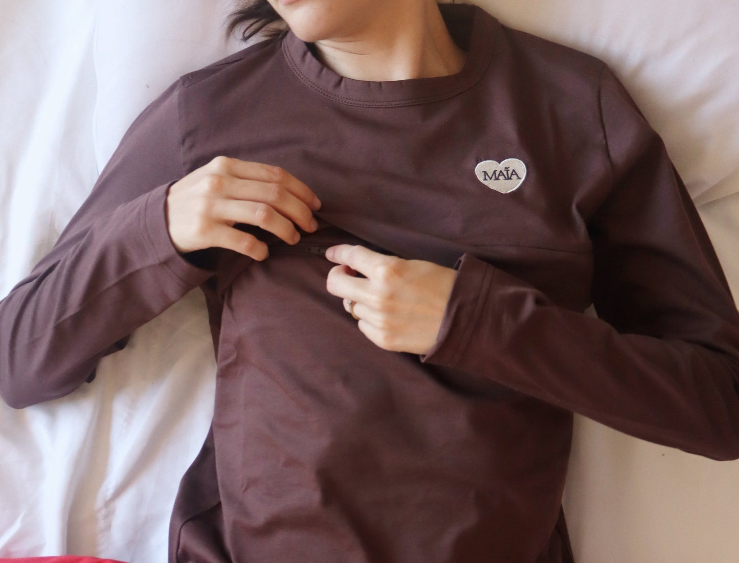 T-shirt d’allaitement | Haut de pyjama MAÏA | - MAÏA